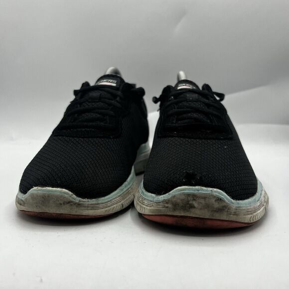 Skechers flex appeal 4.0 Womens Size 9.5 Black Shoes Athletic Running Sneakers - Picture 2 of 12